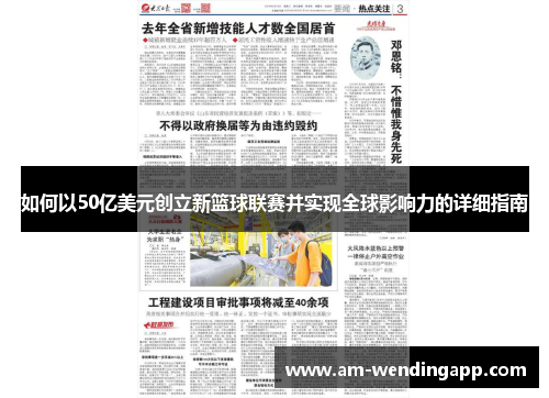 如何以50亿美元创立新篮球联赛并实现全球影响力的详细指南