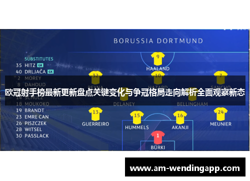 欧冠射手榜最新更新盘点关键变化与争冠格局走向解析全面观察新态